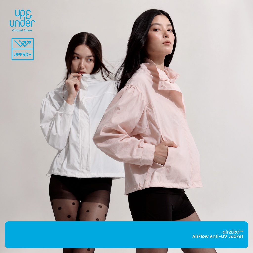 UP&UNDER: airZERO AirFlow Anti-UV Jacket เสื้อกันแดด UV 98% UPF50+ ผ้าเบา ระบายอากาศดี แห้งไว