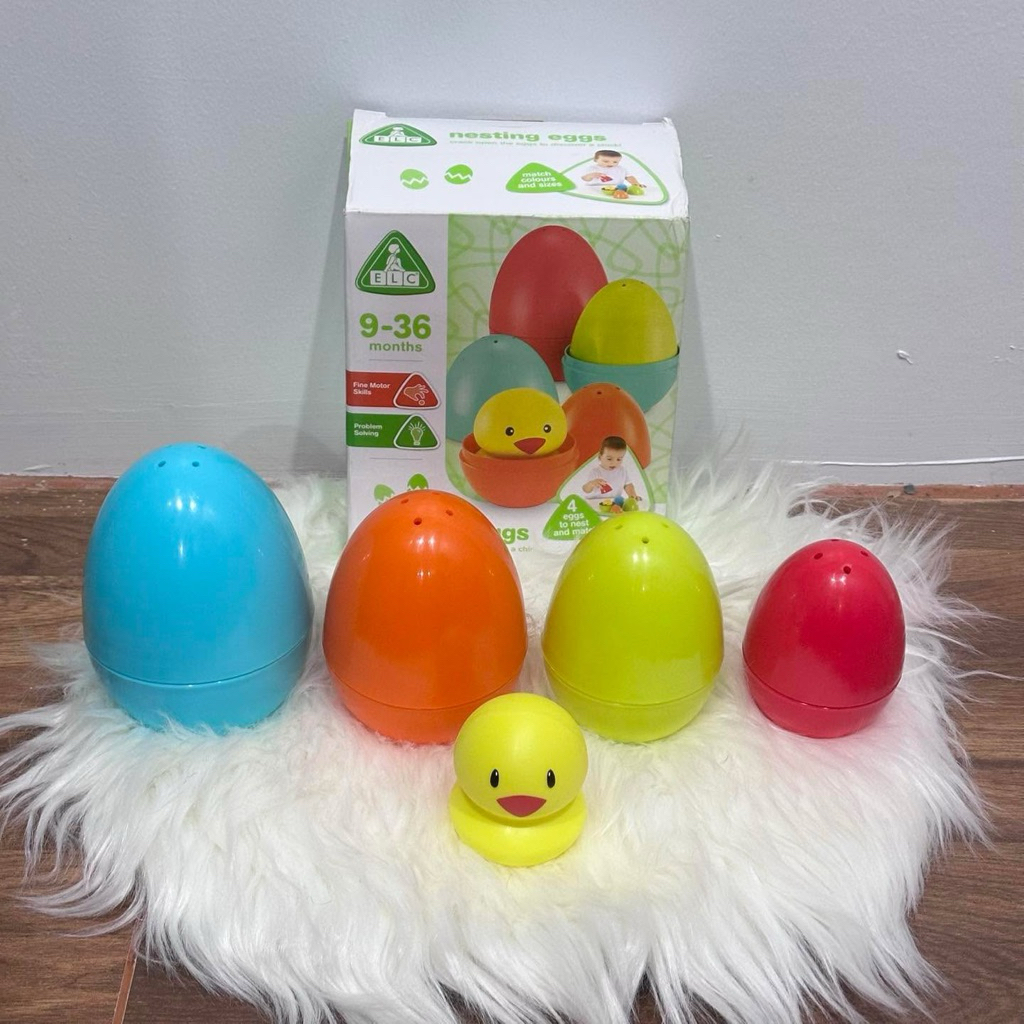 ไข่ซ้อน ลูกไก่ ของเล่นเด็ก Little's Nesting Eggs สอนสี เสริมพัฒนาการ ฝึกกล้ามเนื้อมัดเล็ก แก้ปัญหา เด็ก 6เดือน+