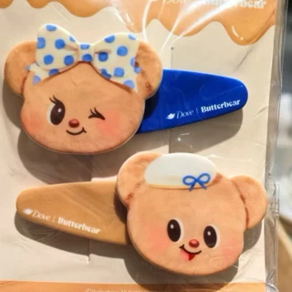 พร้อมส่ง(🇹🇭ในไทย🇹🇭)Butter Bear กิ๊บติดผมน่ารัก สไตล์สำหรับสาวหวาน กิ๊บติดผม Butterbear