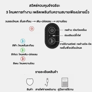 เครื่องนวดหลัง 3-in-1 มีฟังก์ชันความร้อน หมอนรองกระดูกสันหลัง แก้อาการกระดูกทับเส้นประสาท ป้องกันปวดหลัง เบาะรองหลังนั่ง