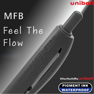 ปากกาลูกลื่น Uniball MFB รุ่น SN-MFS-07 ขนาด 0.7 มม. สไตล์มินิมอล หมึกกันน้ำ หมึกสีน้ำเงินและสีดำ (ราคา 1 ด้าม)