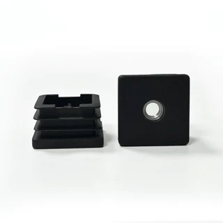 P834 Square Nut Plug จุกอุดท่อเหลี่ยม ชนิดฝังสกรูตัวเมีย ยางรองขาโต๊ะเก้าอี้ ฝาปิด กลม เหลี่ยม สําหรับขาเก้าอี้ เฟอร์นิเ