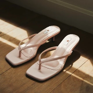 ALEXA KITTEN HEEL SANDALS