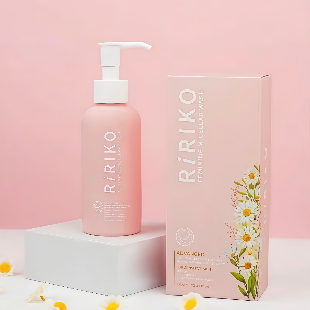 (สินค้าพร้อมส่ง) RIRIKO FEMININE WASH - ผลิตภัณฑ์ทำความสะอาดจุด ซ่อนเร้น