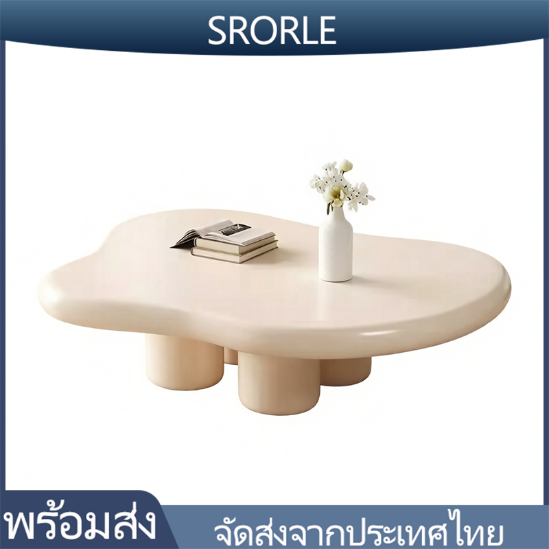 พร้อมส่ง🌟โต๊ะกลางโซฟา โต๊ะกาแฟ สไตล์เรียบง่ายและทันสมัย ทนต่อการสึกหรอ เรียบและทำความสะอาดง่าย