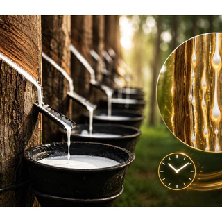 ลับโฟลว์ขวดดำยางพารา [ Rub Flow ] - พลังต้นยาง ช่วยดูแลต้นยางจากภายใน ฟื้นฟูต้นยางอ่อนล้า เสริมความสมบูรณ์ของต้น