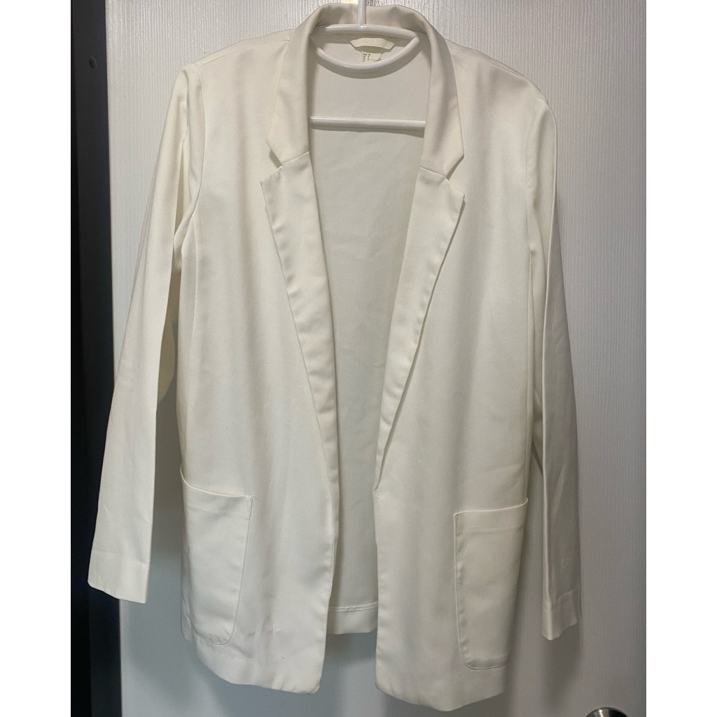 H&M Blazer เสื้อสูทเบลเซอร์สีขาว