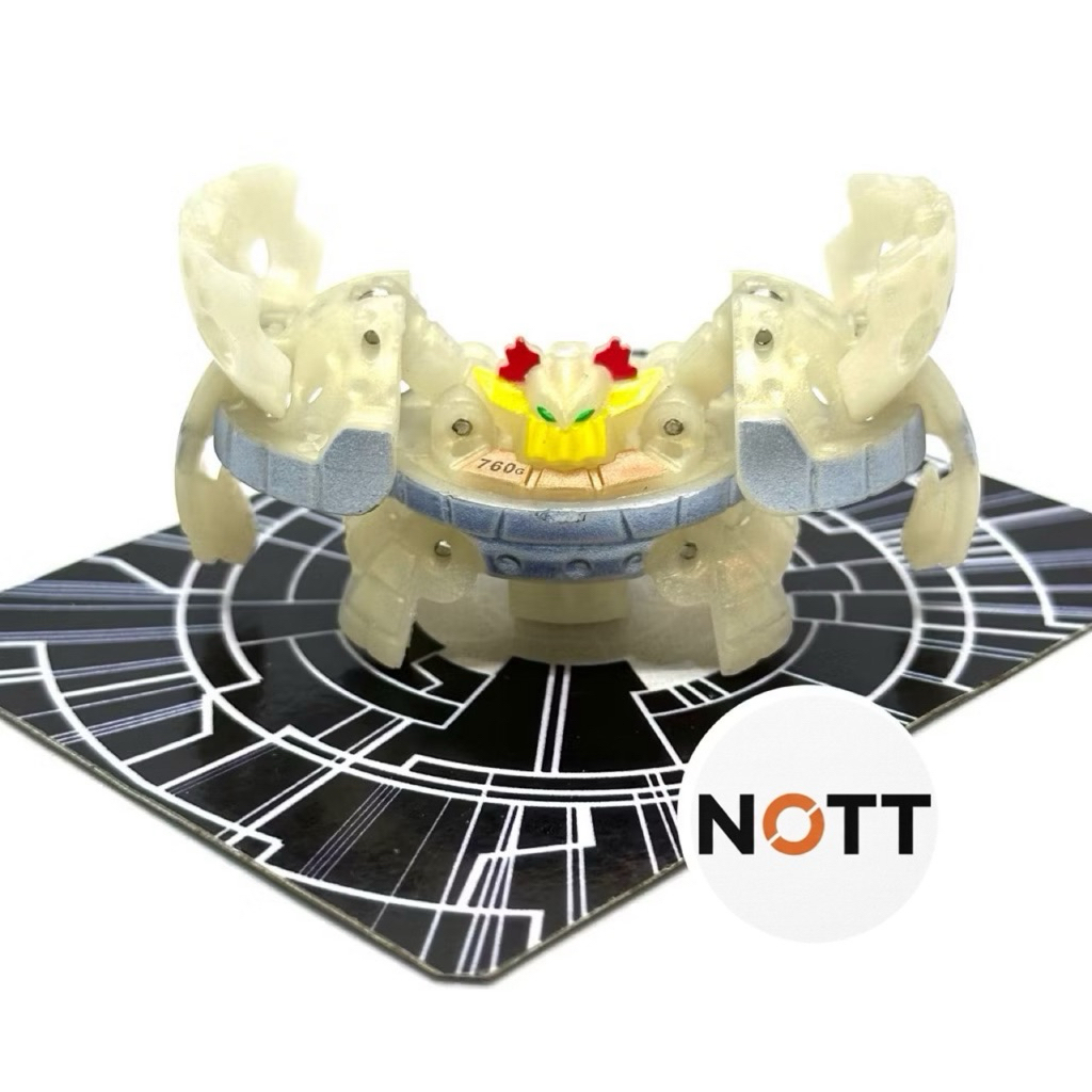 บาคุกัน Bakugan B2 Pearl White Subterra Thunder Wilda Bakufrost Battle Brawlers VHTF