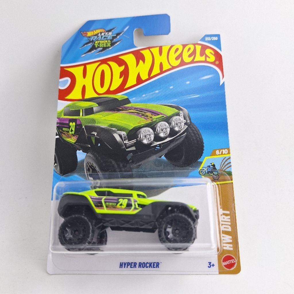 รถเหล็ก Hotwheels HYPER ROCKER LET'S RACE ATTACK T-REX (ib42)