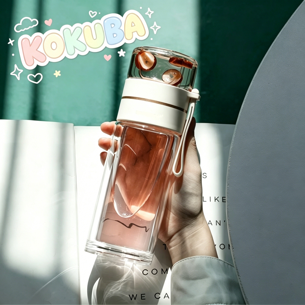 450ml🍵ขวดน้ำแก้วพร้อมที่กรอง กระบอกชงชาพกพา ถ้วยกรองชา ชงน้ำชาได้ทุกที่ 🧨พร้อมส่ง🧨พร้อมแก้วดื่มในตัว