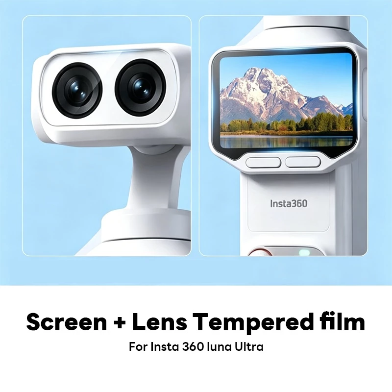 Savvur ฟิล์มกระจกนิรภัย Insta360 Luna Ultra Premium ฟิล์มหน้าจอ+เลนส์ HD 9H ป้องกันรอย/กระแทก ใสพิเศษ (แพ็กกล่อง) thumbnail 10