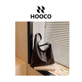 HOOCO กระเป๋าผู้หญิง กระเป๋าสะพาย สีทึบกระเป๋าสะพาย เข้าได้ทุกลุค มี 5 สี รักแร้และสะพายไหล่ได้