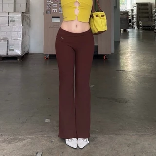 Kylie Pants กางเกงขายาวพับเอว (013)