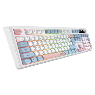SIGNO KB-714 คีย์บอร์ดเกมมิ่ง Gaming Keyboard (Rubber Dome Switch) ไฟ RGB มีซอฟแวร์มาโคร