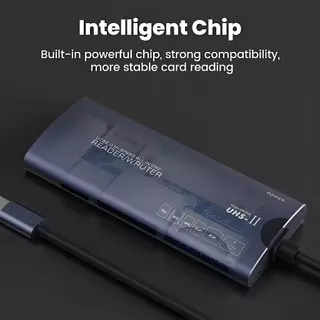 CHEN GMOZE Type C ฮับ 6 in 1 OTG PC Laptop (SD/TF/XD/CF/M2/MS) Card Reader