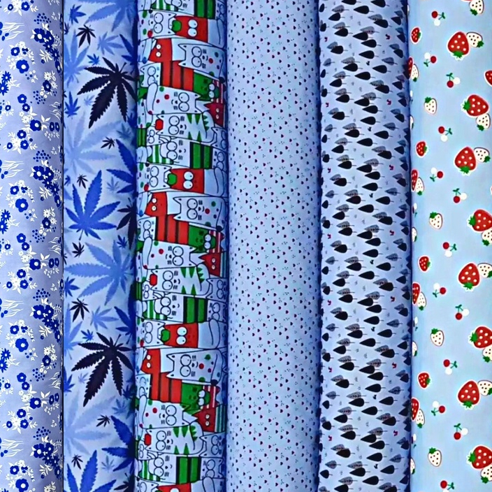 [SALE] ผ้าคอตตอน TC ผ้าเมตร โทเร ลายเล็ก หน้ากว้าง 58 นิ้ว (ขายเป็นเมตร) TC FABRIC ร้านจุกจิก