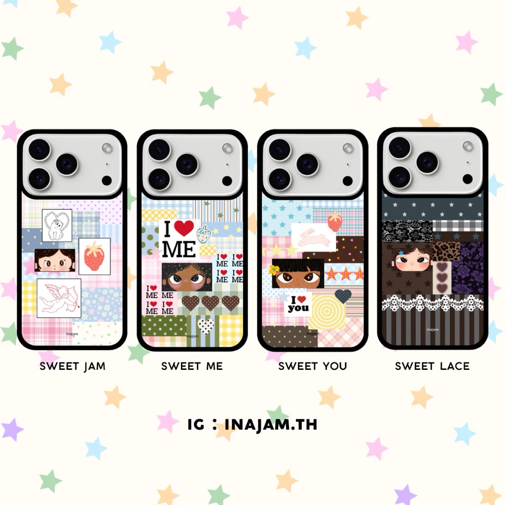 เคสไอโฟนแบรนด์ Inajam Collection Sweet