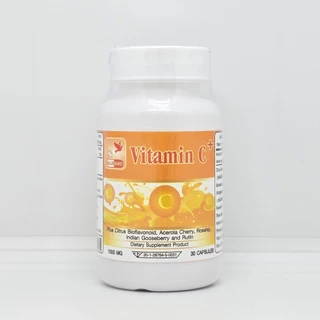 Vitamin C Plus 1000 mg วิตามินซี พลัส ตรา บลูเบิร์ด ขนาด 1000 มิลลิกรัม 30 แคปซูล (ขายส่ง)