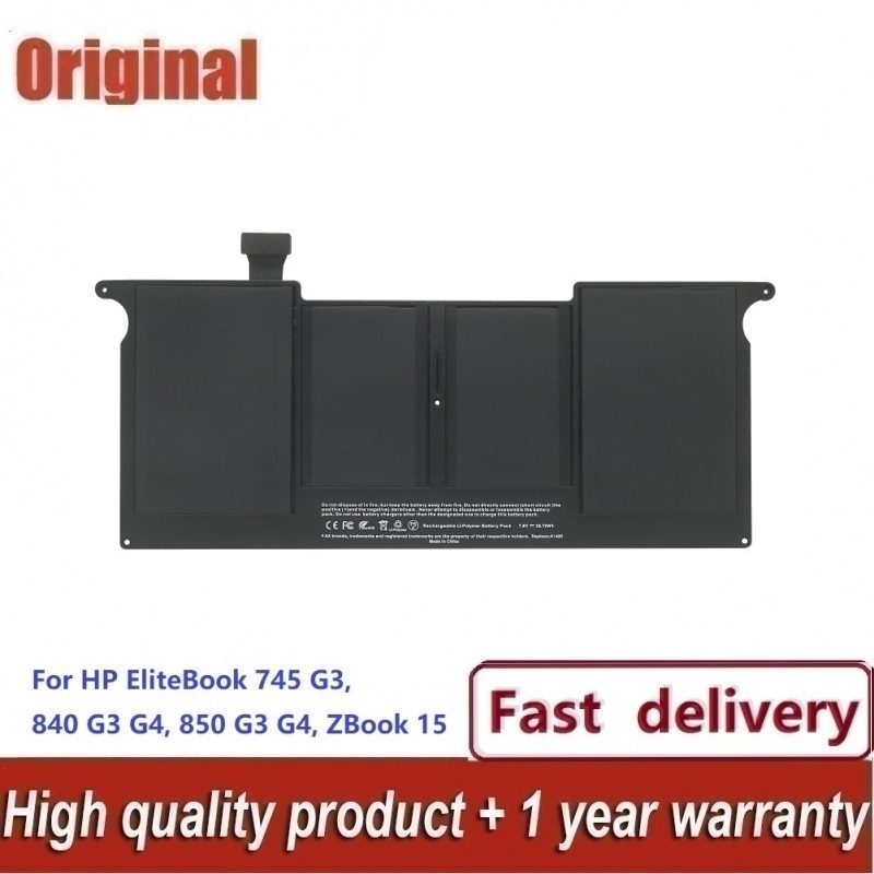 แบตเตอรี่ A1406 A1375 สําหรับ Macbook Air 11 "A1370 1465 A1370 A1495