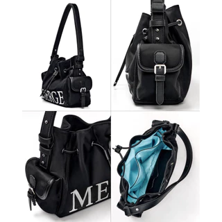 ส่งด่วน แมส📍Merge A Day Bag Nylon แถมชาร์มพวงกุญแจ ใหม่มือ1 ของแท้100%