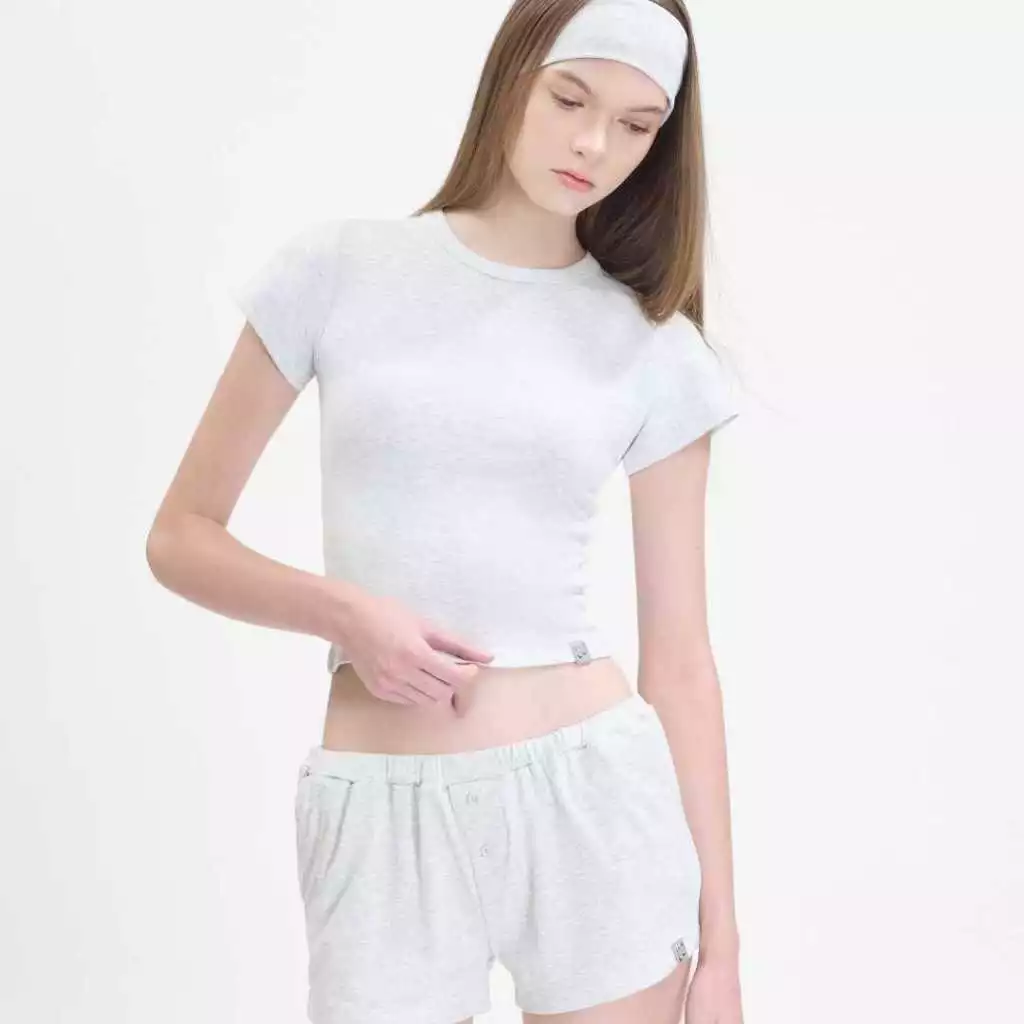 Withit Signature Baby Tee with Leather Patch เสื้อยืดเบบี้ทรี- TPW05821 thumbnail 3