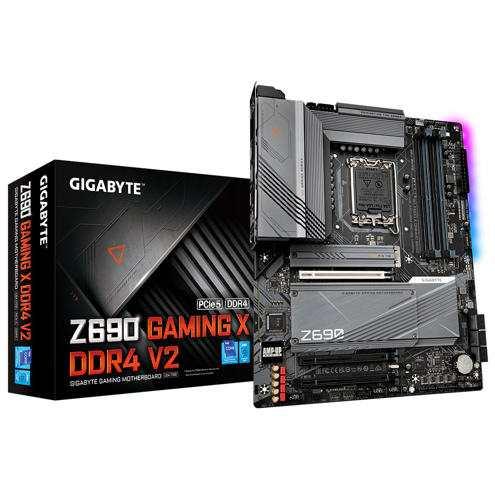 MAINBOARD (เมนบอร์ด) 1700 GIGABYTE Z690 GAMING X DDR4 V2 (DDR4) ประกันศูนย์ไทย พร้อมส่ง