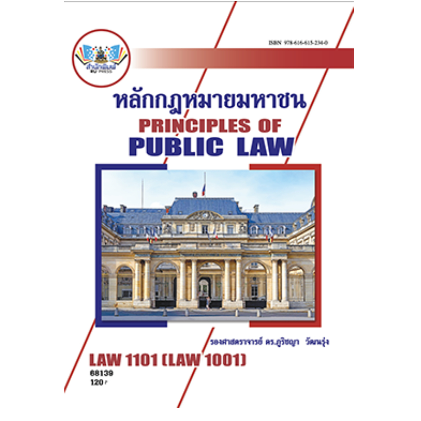LAW1101หลักกฎหมายมหาชน ผู้แต่ง : รศ.ดร.ภูริชญา วัฒนรุ่ง