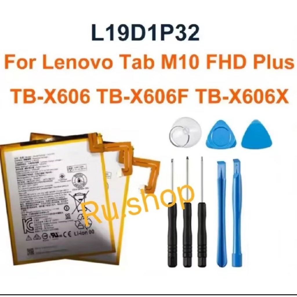 ใหม่ Orignal คุณภาพสูง 5100mAh L19D1P32 แบตเตอรี่สําหรับ Lenovo TAB M10 FHD PLUS TB-X606 TB-X606F TB