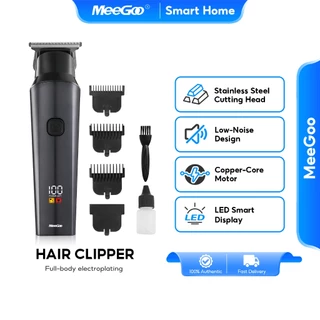 MeeGoo เครอื่งตัดผมไร้สาย ปัตตาเลี่ยนไฟฟ้า Electric Clipper จอแสดงผลพลังงาน LCD การชาร์จ Type-C