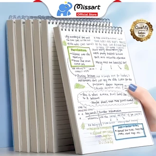 สมุดโน๊ตสันห่วง แนวตั้ง มินิมอล ปกใส A5 B5 A4 มีเส้น เส้นกริด ตาราง สมุดสไตค์มูจิ สมุดจดบันทึก notebook muji