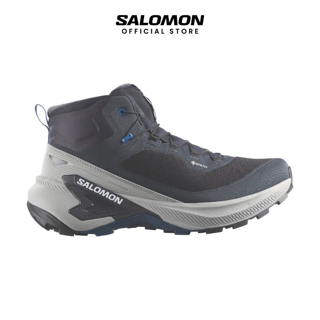 SALOMON GENESIS MID GORE-TEX Navy Men's Trail Running Shoes L45409300 รองเท้าวิ่งเทรลผู้ชาย Official