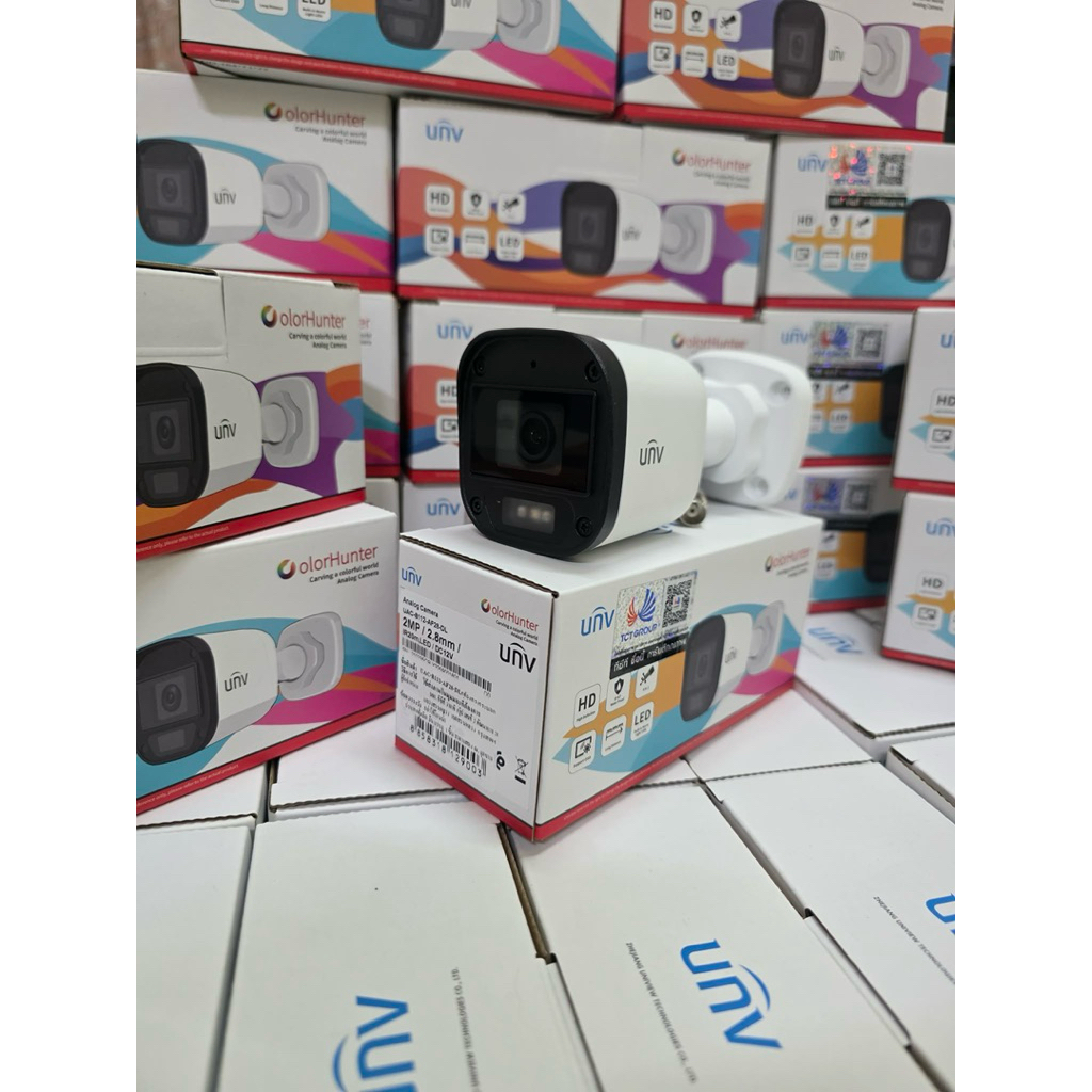 กล้องวงจรปิด 2MP ColorHunter Fixed Dual-light Bullet Analog Camera UNIVIEW รุ่น UAC-B112-AF28-DL