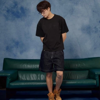 CHUUCHOP - Munich Shorts กางเกงขาสั้นยีนส์ ขา 3 ส่วนทรง Jort Unisex ใส่สบาย ลุคชิลล์ (C8605)