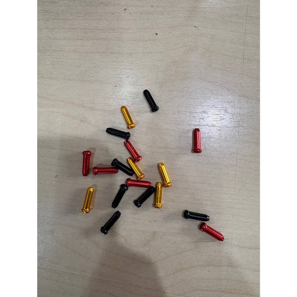 ปิดปลอกปลาย สายเบรก/สายเกียร์ จักรยาน ALLIGATOR Alloy Cable End Caps ขนาด 2.3 × 12มม.(ราคาต่อชิ้น)