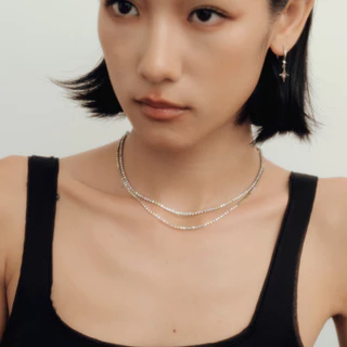 Bemet Tennis pastel choker สร้อยคอสแตนเลส