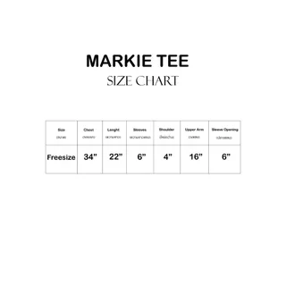 Markie tee - เสื้อครอปผ้าสลาฟ เนื้อบางเบาใส่สบาย (ส่งด่วน)