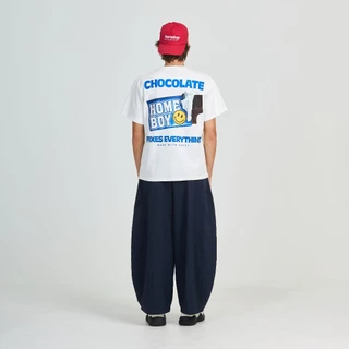 HOMEBOY เสื้อOVERSIZE HB.SMILECHOC คอตตอน100% ใส่ได้ทุกวัน
