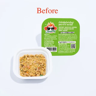 น้ำจิ้มซีฟู้ดแบบเติมน้ำ ครบ 4 รส (15 กรัม x 4 ถ้วย) ตราจิมมี่ – Jimmy Seafood Sauce: All Flavors (4 Cups)