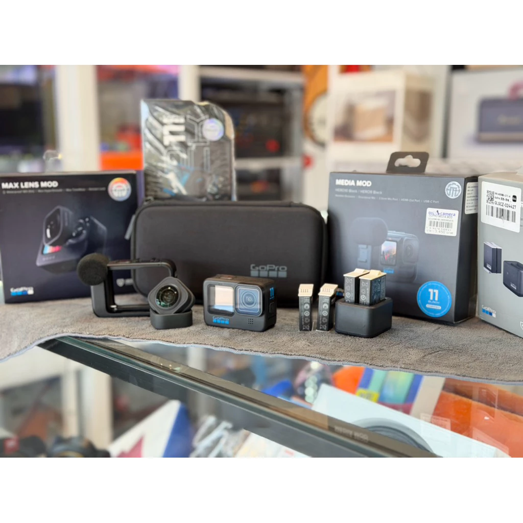GoPro 11 Black แบต 4 ก้อน Media Mod Mic Max Lens Mod thumbnail 5