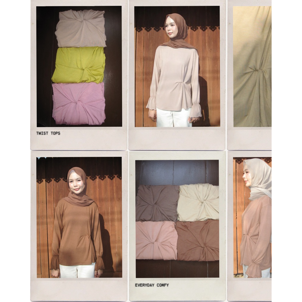 Everyday Comfy— Twist Top ขนาดฟรีไซส์