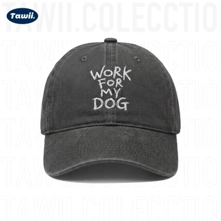 Tawii. หมวก หมวกแก๊ป งานปักภาษาอังกฤษ Unisex Cap ปรับขนาดได้ เนื้อสัมผัสที่ผ่านการซัก