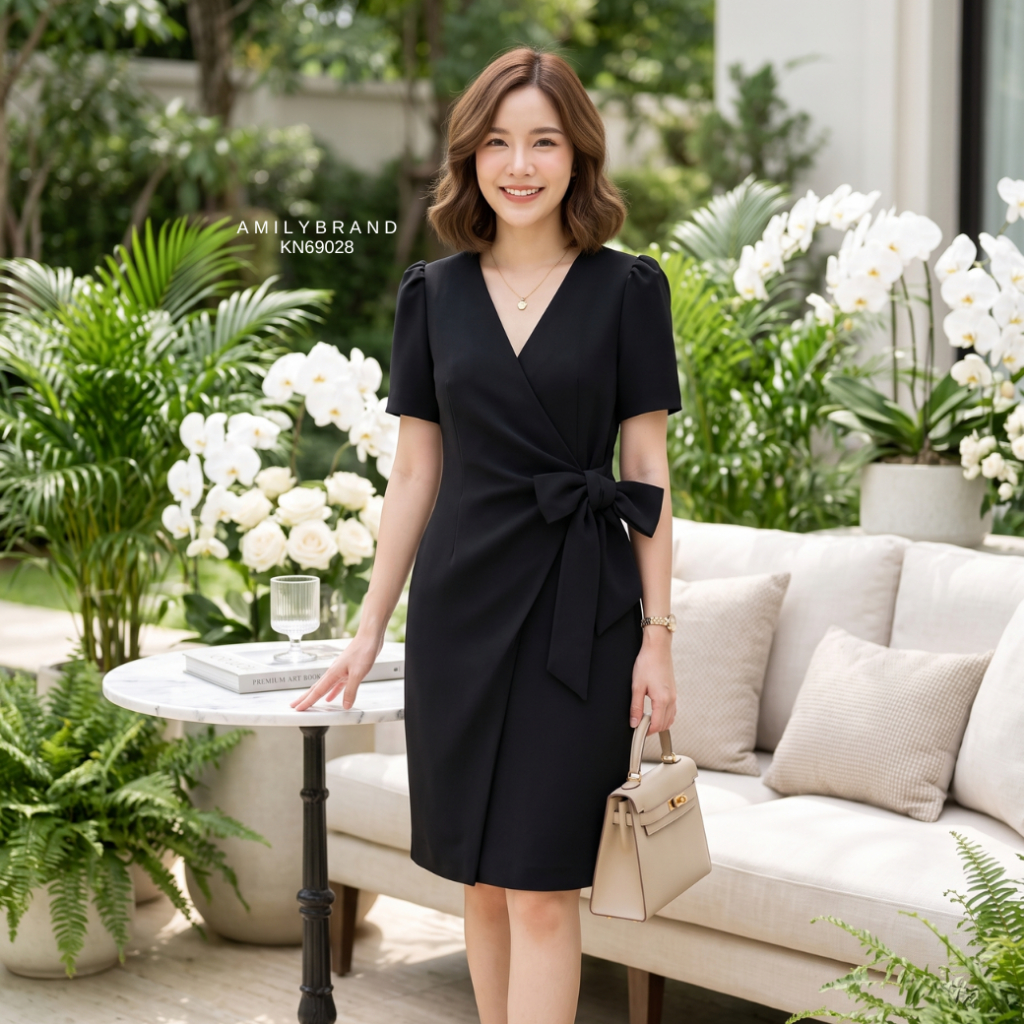 (New) AmilyBrand  เดรส KN28