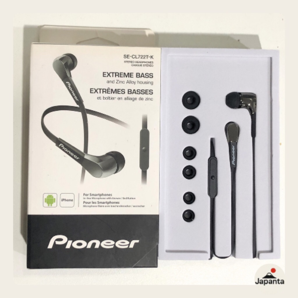 🎧 หูฟังมีสาย Pioneer SE-CL722T-K พร้อมกล่อง สภาพหูฟังเหมือนใหม่