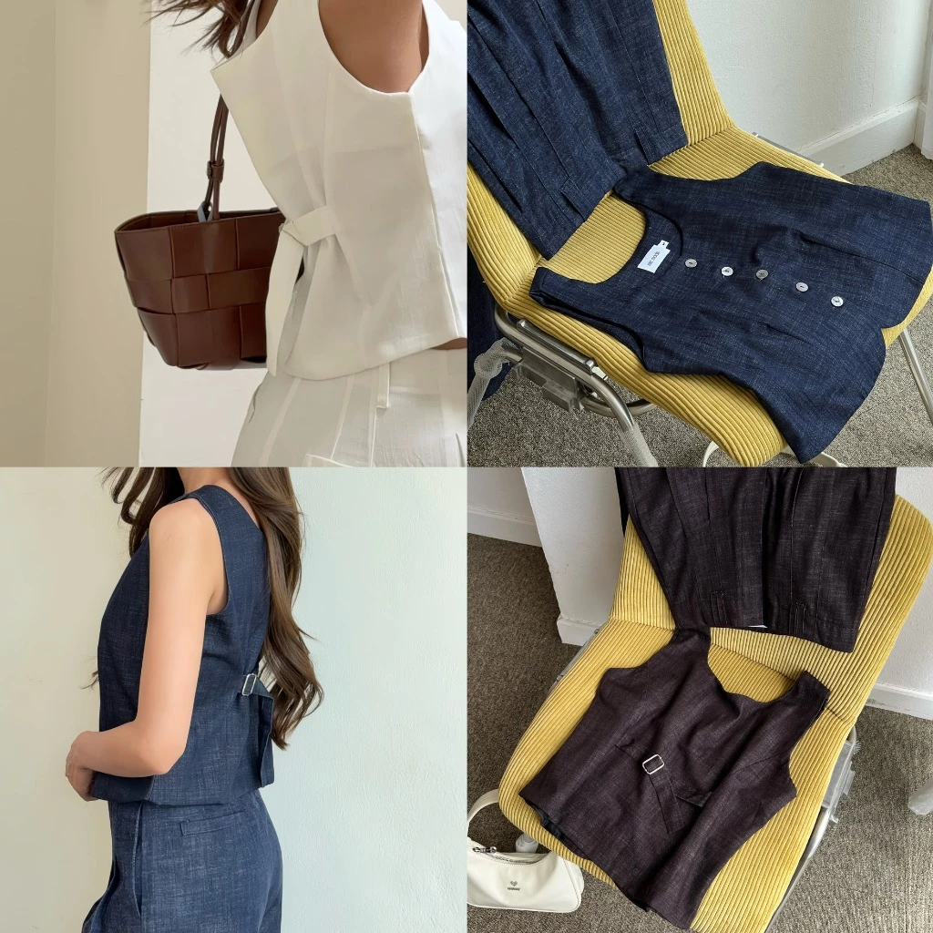 memade. เสื้อกั๊กแขนกุด ทรงหลวม oversized Mellow Vest