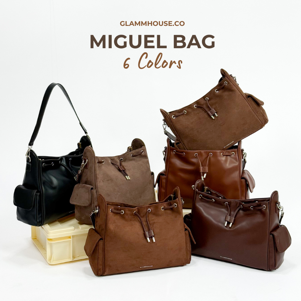 Glammhouse – Miguel Bag กระเป๋าสะพายไหล่ จุของเยอะ ใส่ iPad Pro 11'' ได้ เหมาะสำหรับคนที่ต้องการทั้งความสวยและการใช้งาน