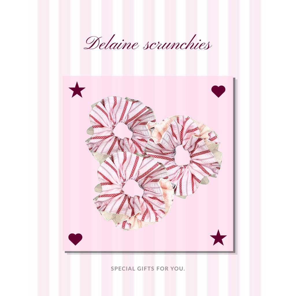 Delaine Scrunchies (ยางมัดผม) 1 piece