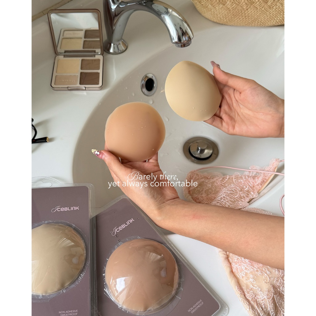 ICEBLINK | Nipple Cover ซิลิโคนปิดจุกแบบกาว เกรดพรีเมียม ติดแน่น ปิดเนียน อ่อนโยนต่อผิว