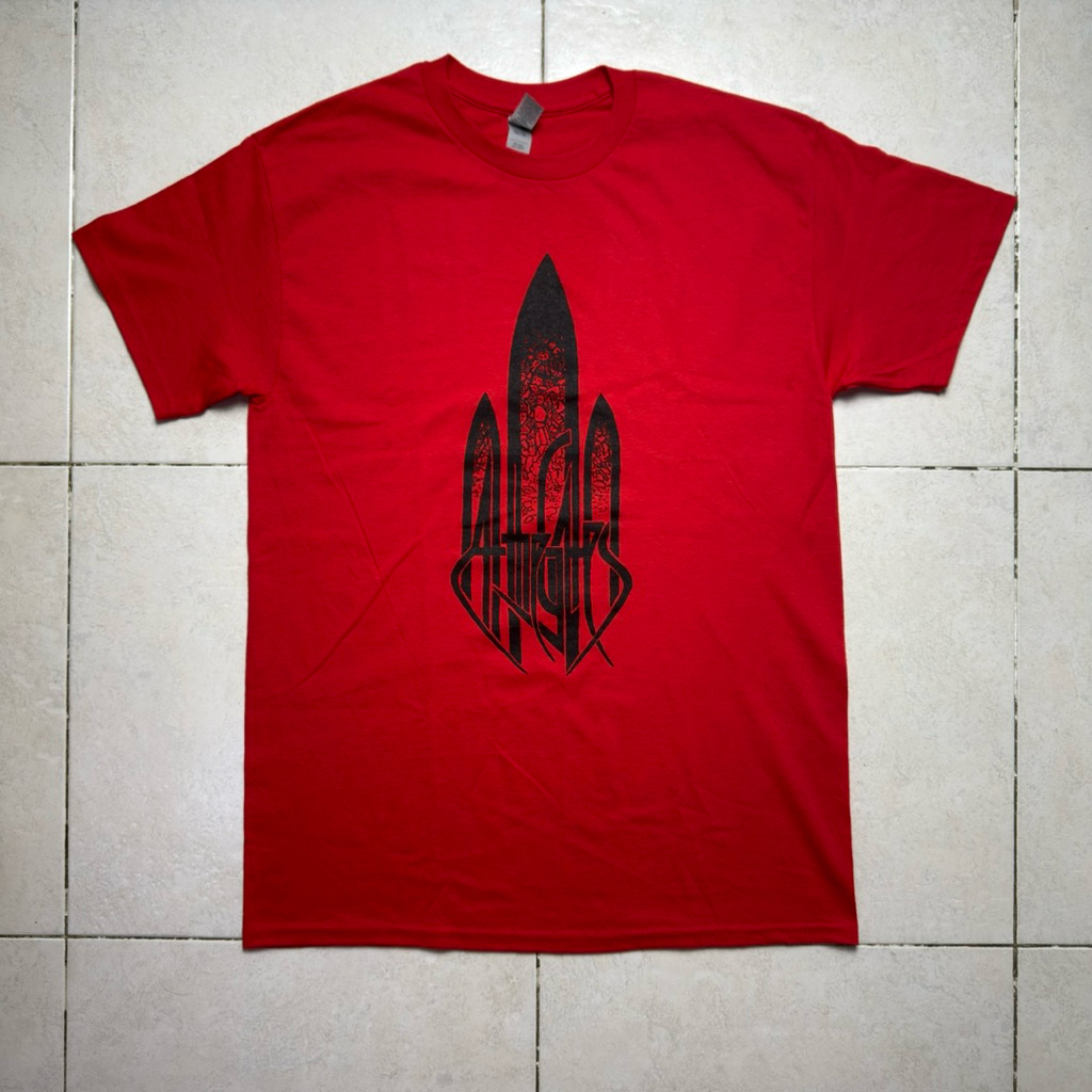 #พร้อมส่ง เสื้อวง AT THE GATES T-SHIRT - RED IN THE SKY (RED) ลิขสิทธิ์แท้ UK