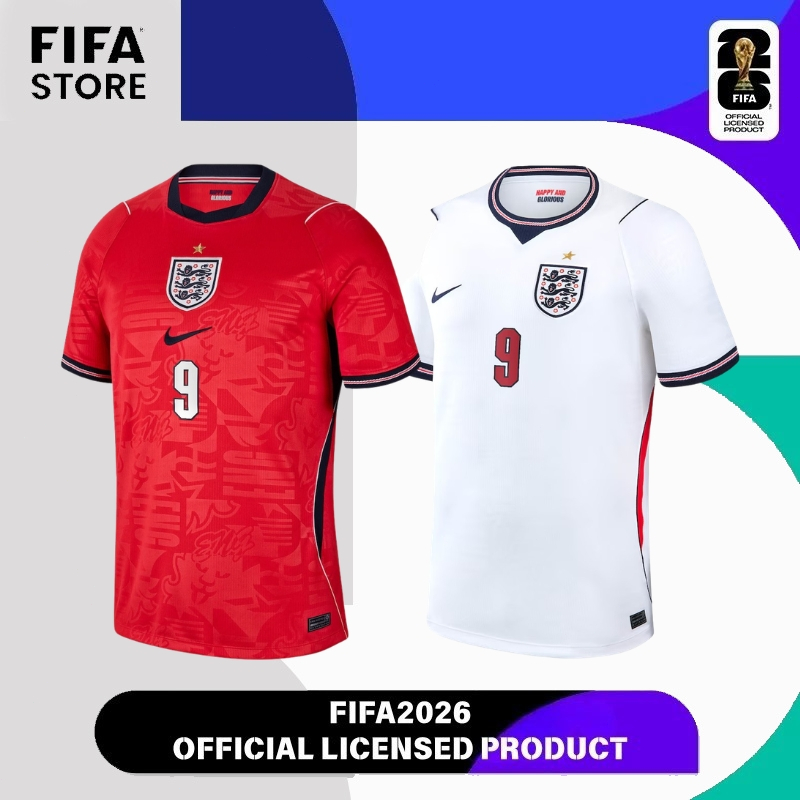 England Harry Kane Home Away Stadium Shirt 2026 with Kane 9 printing เสื้อฟุตบอล