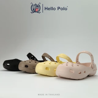 Hello Polo รุ่น HP8075 รองเท้าผู้หญิง ทรงหัวโตสไตล์แมรี่เจน พื้นนุ่ม ดีไซน์สวยเก็บทรงเท้าให้ดูเรียว